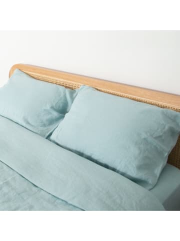 Native Home Poszewki (2 szt.) w kolorze błękitnym na poduszkę - 50 x 75 cm