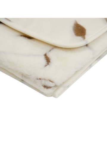 Native Home Wolldecke ''Leaf'' in Creme