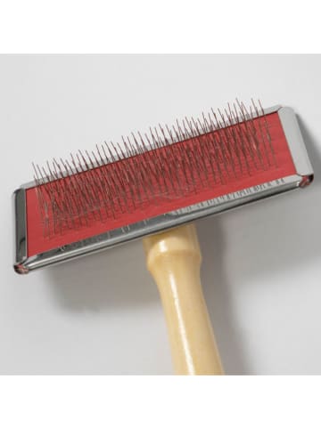 Native Home Schapenvachtborstel beige/rood - (L)5 x (B)9 cm