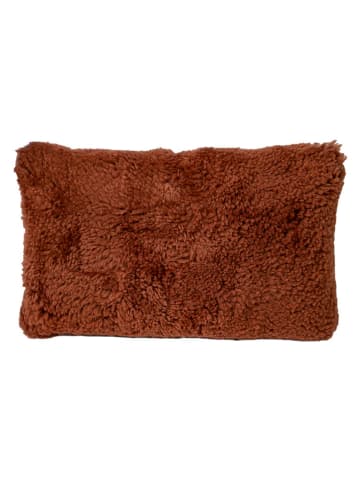 Native Home Schaffellkissen in Rot