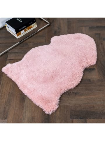 Native Home Skóra owcza w kolorze jasnoróżowym