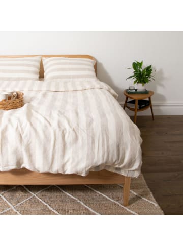 Native Home Bettbezug in Creme/ Grau