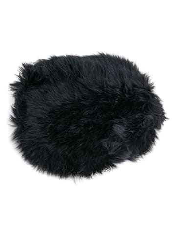 Native Home Schaffell-Sitzauflage in Schwarz - Ø 35 cm