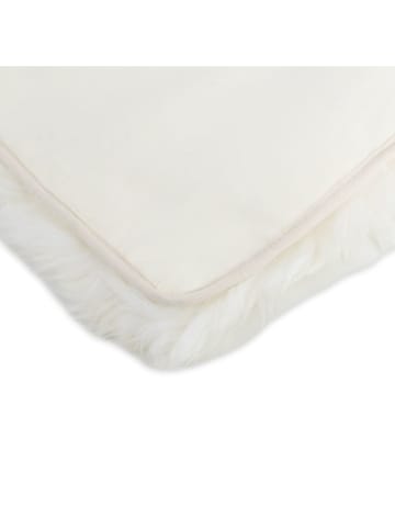 Native Home Schaffell-Sitzauflage in Weiß - (L)40 x (B)40 cm