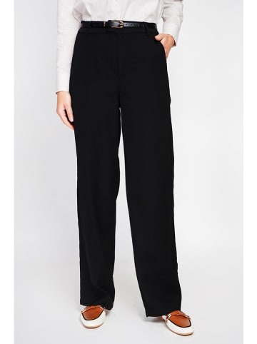 ASSUILI Spodnie chino w kolorze czarnym