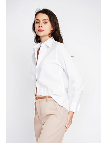 ASSUILI Leinen-Hemd in Weiß