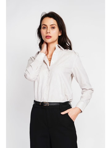 ASSUILI Linnen blouse crème