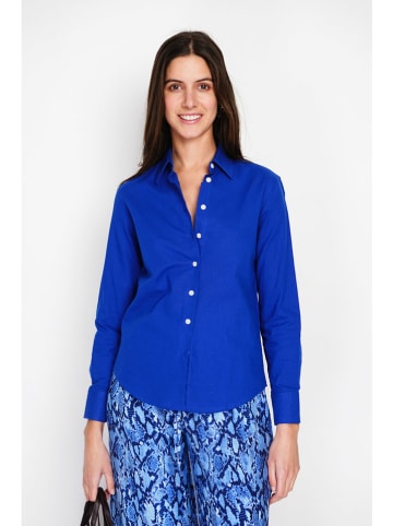 ASSUILI Leinen-Hemd in Blau