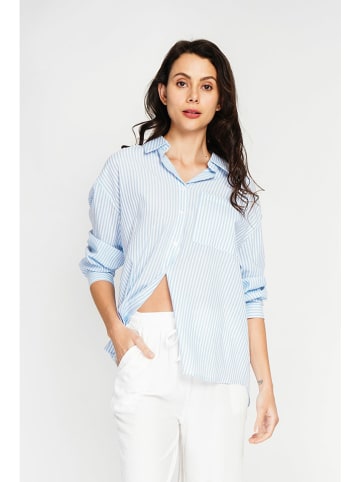 ASSUILI Bluse in Hellblau