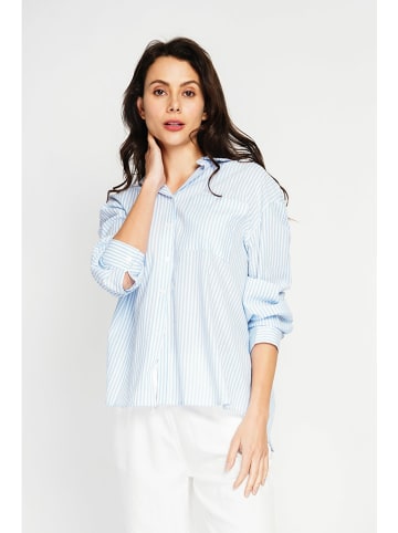 ASSUILI Bluse in Hellblau