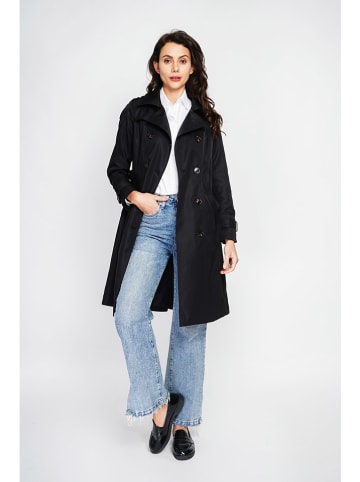 ASSUILI Trenchcoat zwart