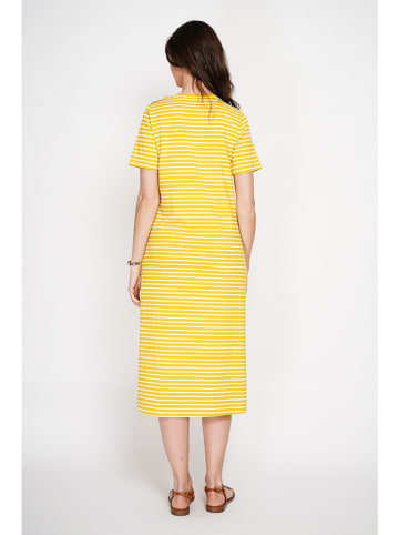 ASSUILI Sukienka w kolorze żółtym