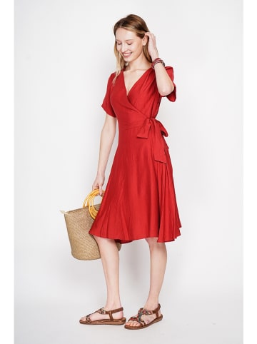 ASSUILI Kleid in Rot