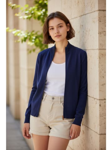 ASSUILI Kardigan w kolorze granatowym