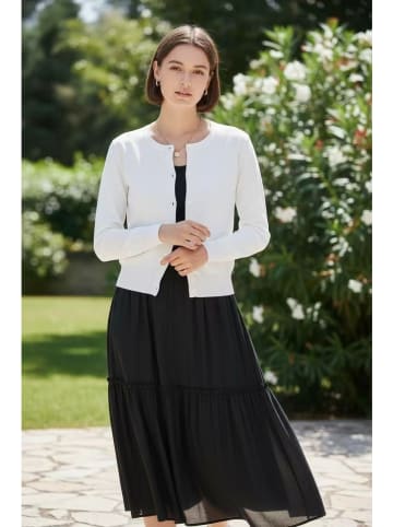 ASSUILI Kardigan w kolorze białym