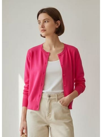 ASSUILI Cardigan in Pink