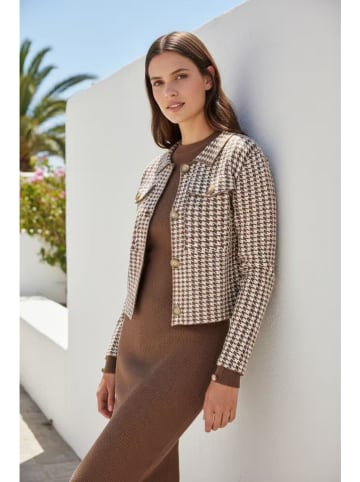 ASSUILI Kurtka przejściowa w kolorze brązowym