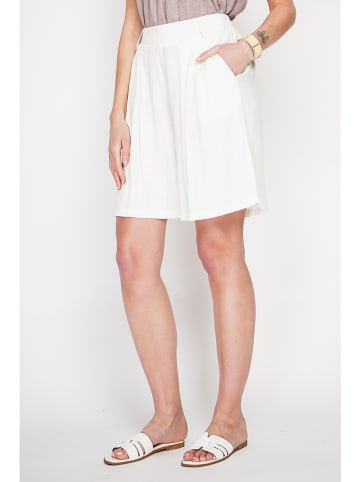ASSUILI Bermudy w kolorze białym
