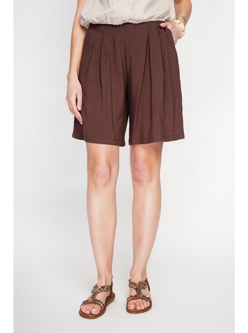 ASSUILI Bermudy w kolorze brązowym
