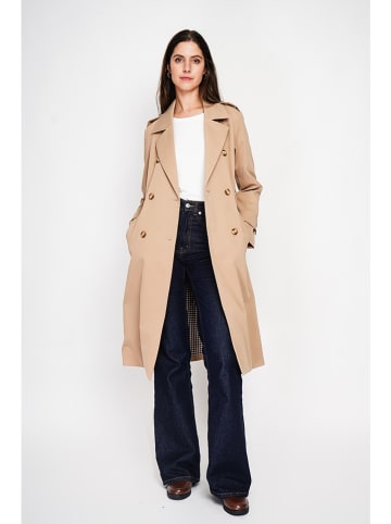 ASSUILI Trenchcoat lichtbruin