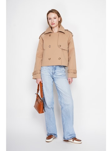 ASSUILI Kurtka przejściowa w kolorze jasnobrązowym