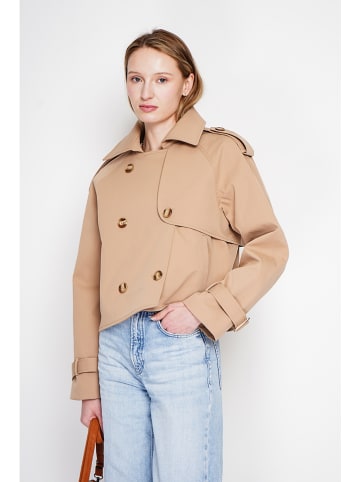 ASSUILI Kurtka przejściowa w kolorze jasnobrązowym