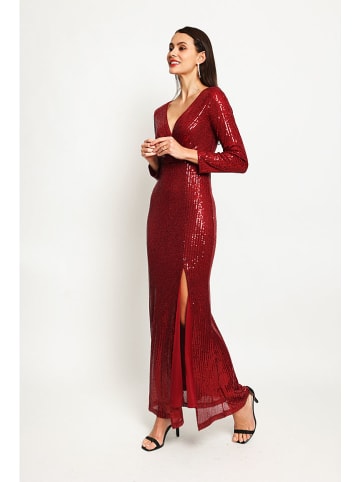 ASSUILI Paillettenjurk bordeaux