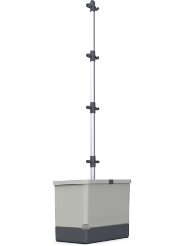 Gusta Garden Tomatenpflanztopf "Tom Tomato" in Grau - (B)35 x (H)136 x (T)28 cm