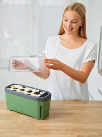 Gusta Garden Doniczka "Harry Herbs" w kolorze zielonym na zioła - 35,8 x 25 x 16 cm