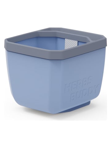 Gusta Garden Kräutertopf "Herbs Buddy" in Blau - (B)16 x (H)14 x (T)13 cm