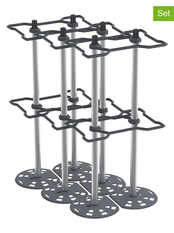 Gusta Garden 3er-Set: Rankhilfen "Chilly Buddy" in Grau - (H)64,4 cm