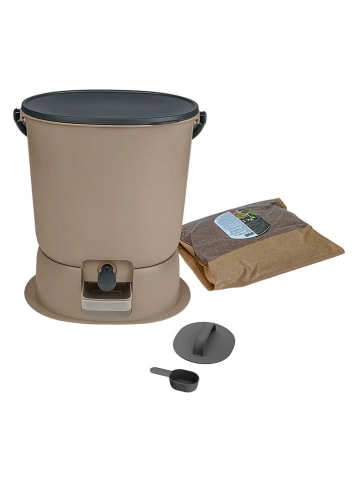 Skaza Kompostownik "Organko Essential Bokashi" w kolorze beżowym - 15,3 l