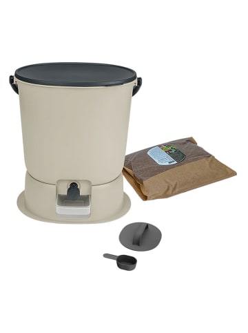 Skaza Komposter "Organko Essential Bokashi" in Creme - 15,3 l