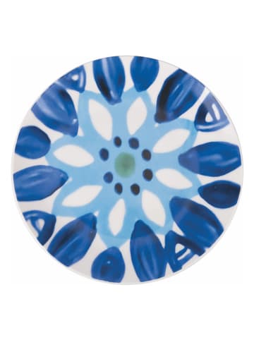 Villa d´Este 6er-Set: Obstteller "Aquazul" in Blau/ Türkis - Ø 19,3 cm