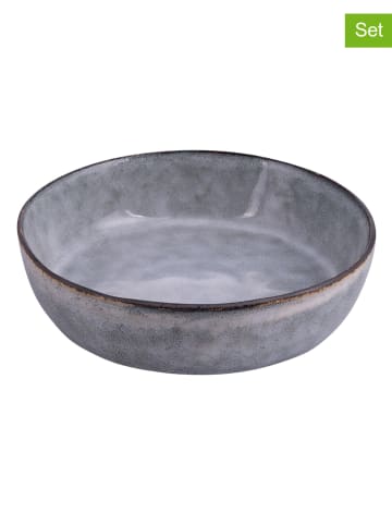 Villa d´Este 6-delige set: soepborden "The Market" blauw - Ø 20 cm