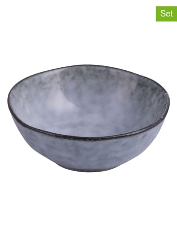 Villa d´Este 6-delige set: soepkommen "The Market" blauw - Ø 17 cm