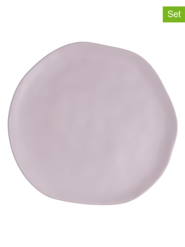 Villa d´Este 6-delige set: dinerborden "The Market" wit - Ø 28 cm