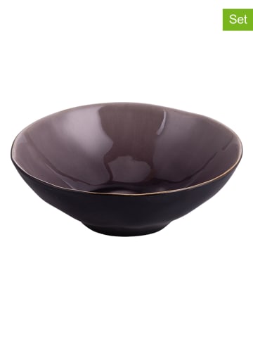 Villa d´Este 6-delige set: soepkommen "The Market" paars - Ø 20 cm