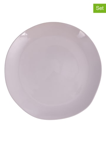 Villa d´Este 6-delige set: dinerborden "The Market" wit - Ø 27,5 cm