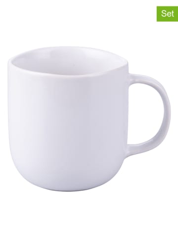 Villa d´Este 12-delige set: koppen "The Market" wit - 430 ml