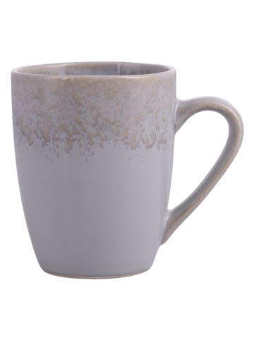 Villa d´Este 12-delige set: koppen "The Market" lichtblauw/beige - 600 ml