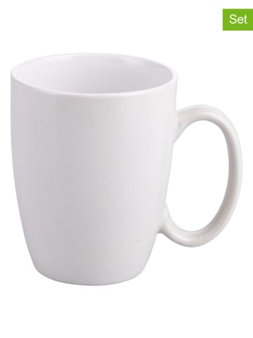 Villa d´Este 12-delige set: koppen "The Market" crème - 340 ml