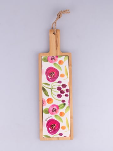 Villa d´Este Snijplank "New Acquerello" lichtbruin/roze - (B)12,5 x (H)41,5 x (D)1,2 cm