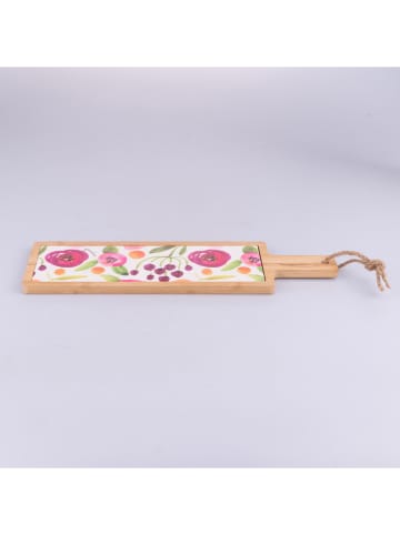 Villa d´Este Snijplank "New Acquerello" lichtbruin/roze - (B)12,5 x (H)41,5 x (D)1,2 cm