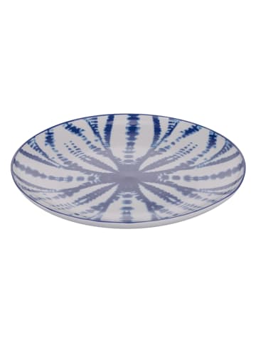 Villa d´Este 6-delige set: serveerborden "The Blue" blauw - Ø 30 cm