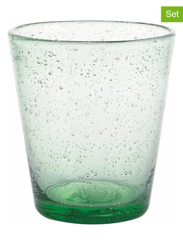 Villa d´Este Szklanki (6 szt.) "Cancun" w kolorze zielonym - 330 ml