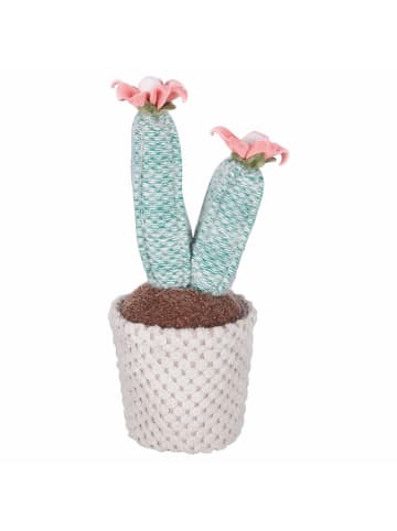 Villa d´Este 6-delige set: decoratieve objecten "Cactus" wit/beige/groen