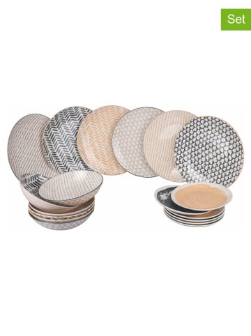 Villa d´Este 18tlg. Tafelservice "Soho" in Bunt