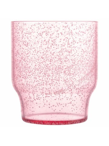 Villa d´Este Szklanki (6 szt.) "Bubbles" w kolorze jasnoróżowym - 325 ml