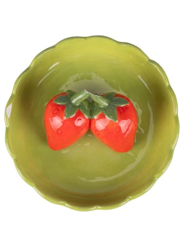 Villa d´Este Spodek "Fruit Life" w kolorze zielono-czerwonym - Ø 11,2 cm